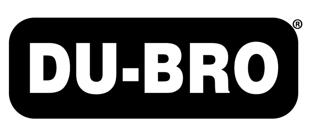 DU-BRO white logo on a black background.