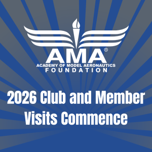 AMA Foundation logo with "2026 Club and Member Visits Commence" text.