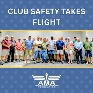 Group of people posing together indoors, with AMA logo below.