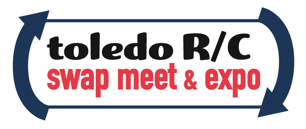 Logo: Toledo R/C Swap Meet & Expo with arrows around text.